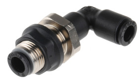 Złączka pneumatyczna Wciskane 6 mm Wciskane 6 mm Legris Adapter grodziowy do rur