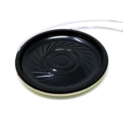 1.5" Mini metal Speaker with Wires - 8 Ohm 0.5W