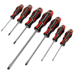 Sealey AK4321 Screwdriver Set 7pc GripMAX&#xAE; - Red
