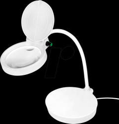 WZ0067 Magnifying lamp, LED, Ø 100 mm lens, 8 and 32 diopters