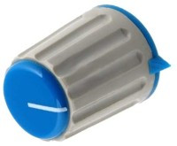 GALKA-8B potencjometru obrotowego - zaślepka niebieska (na ośkę 6 mm) - wymiary: Ø15.3 x 18mm