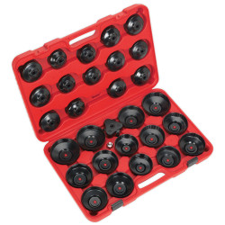 Sealey VS7006 Oil Filter Cap Wrench Set 30pc