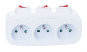 Rozgałęźnik Z-10 z uziemieniem i z 3 wyłącznikami RO/0012