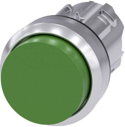 Siemens 3SU10500BB400AA0 3SU1050-0BB40-0AA0 Przycisk pierścień przedni metalowy, błyszczący, okrągły przycisk srebrny, z