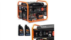 Zestaw Agregat Prądotwórczy Daewoo Gda 7500Dpe-3 6.0Kw + 2X Enerator Oil Sae...