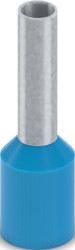 Insulated wire end ferrule, 2.5 mm², 14 mm/8 mm long, DIN 46228-4, UL 486F-E, blue, 2100237