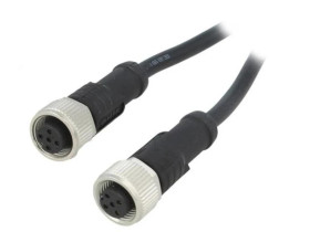 M12A05FL12AFLSD001 Kabel do czujników/automatyki 5PIN M12-M12 1m wtyk wtyk