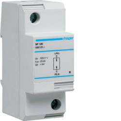 Ogranicznik przepięć Typ T1 1P 50kA 4kV sieć TN/TT SP120