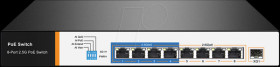 21991189 Switch, 9-port, 2.5 Gigabit Ethernet, PoE++, SFP