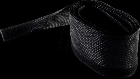 BS35090-2 Cable duct, flexible, black, 32 mm, 2.0 m