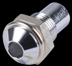 SMQ1069 Installation socket, 3 mm, external reflector, chrome