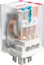 Przekaźnik przemysłowy 3P 48V DC 10A dioda przeciwprzepięciowa LED R15-2013-23-1048-WTLD 804612