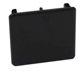 PVC BLACK END CAPS 41 X 41