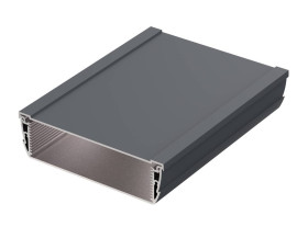 Bopla ASPH 1540-0200 7024 (94252200) - asymetryczny profil aluminiowy półotwarty (154 x 44 x 200 mm)