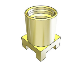 Złącze koncentryczne Montaż powierzchniowy Żeński 50Ω typ złącza Złącze MMCX 0 to 6GHz Lutowane typ kabla Koncentryczny