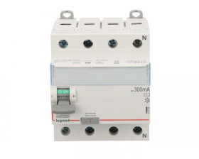 Wyłącznik różnicowoprądowy 4P 80A 0,3A typ AC P304 DX3 411725