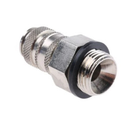 Szybkozłączka pneumatyczna, materiał Mosiądz, złącze G 3/8 męskie, RS PRO Camozzi, Legris, Rectus 21, Rectus 90