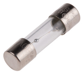 Bezpiecznik 7A 5 x 20mmT 250V ac RS PRO