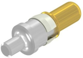 Pin contact, solder connection, gold-plated, 131C12029X