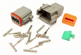 Złącze DEUTSCH 8 pin, wtyk + gniazdo