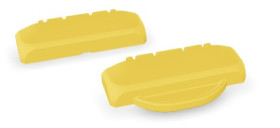 Hinge, PC, (L x W x H) 19.5 x 80 x 34.3 mm, yellow, for B 0808../B 1008../B1408../B 1808, 96910103