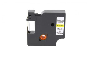 Taśma D1 40918 do drukarki DYMO 9mm 7m żółta taśma czarny nadruk