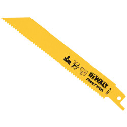 DEWALT DT2345-QZ Cobalt Steel Sabre Blade General Purpose 152mm Pack of 5
