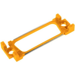 Coding element, yellow for D-Sub housing size 2 (DA), 15 pole, socket, coding combination 6, 09670152206102