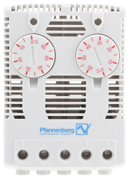 Termostat do szaf sterowniczych 0 → +60 °C. NC Pfannenberg FLZ