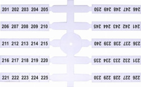 EO3 201-250 Oznacznik elastyczny (4 x 50 szt.) (003901780)