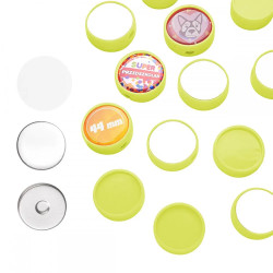 Temperówka z przypinką 44mm zielona zestaw 50 szt.