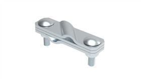 Złącze Krzyżowe Skośne Pręt-Pręt 3-Elem. Stal Ocynkowana Galwanicznie 116.4...