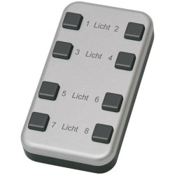 Eltako 30000455 FMH8 8-Channel Battery-Free Handheld Transmitter 30m Range