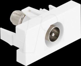 90828 Easy 45 Module IEC male to F female white