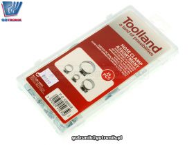 Zestaw opasek zaciskowych metalowych 26szt.