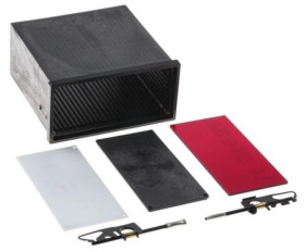 Obudowa urządzeń elektronicznych, Noryl, Czarny, 72 x 138 x 144mm, RS PRO