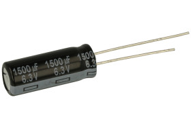 Kondensator; niskoimpedancyjny; elektrolityczny; EEUFR0J152L; 1500uF; 6,3V; FR-A; fi 8x20mm; 3,5mm; przewlekany (THT); luzem; Pa