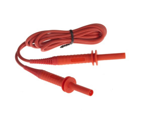 Przewód pomiarowy 1,8m czerwony 5kV /wtyki bananowe/ WAPRZ1X8REBB