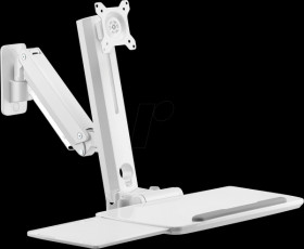 PM-OFFICE-WM-11 Monitor holder, 1 display, with keyboard tray, up to 15 kg, 13