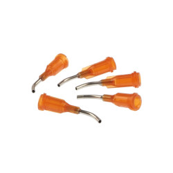 Igła dozownicza zagięta do fluxu, kleju 1,372mm, 15G - 5 szt.