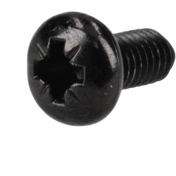 R-TECH 337000 Black Pozi Pan Head Machine Screws M3 6mm - Pack Of 100