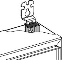 Zestaw do dużych obciążeń. Zestaw złożony z 2 wsporników. Obciążenie 400 kg NSYAEFAHLBSC