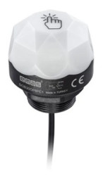 Przycisk dotykowy pojemnościowy, 10-30V DC, 30 mm, przewód 1 m, kształt diament”, niestabilny, PNP-NO