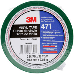 3M 471GR50IW 471 Vinyl Tape Green 33 m x 50 mm 1 pc