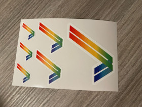 Amiga Checkmark sticker set