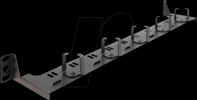 66942 19" FO patch panel, 1 U, black