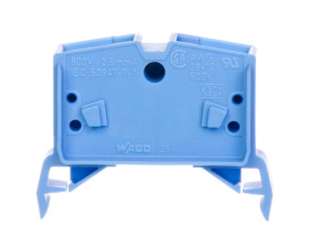 Złączka szynowa 4-przewodowa 2,5mm2 niebieska 264-734