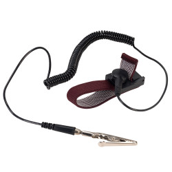 Anvil AV-AAWB Adjustable Antistatic Elasticated Wristband ESD With Cord