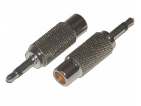 Redukcja wtyk jack 3,5mm mono - gniazdo cinch