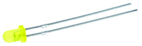 LED, THT, Żółty, 2-Pin, 2,5 V, 60°, Kingbright